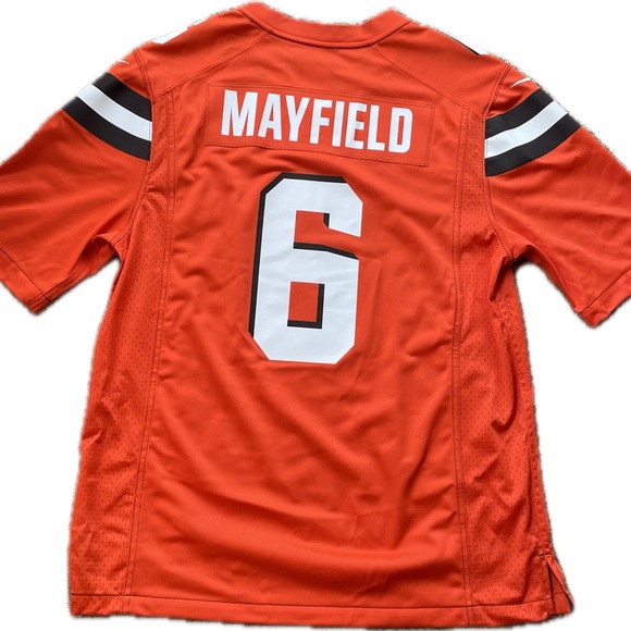 Cleveland Browns Baker Mayfield Nike Orange Jersey - Picture 2 of 9